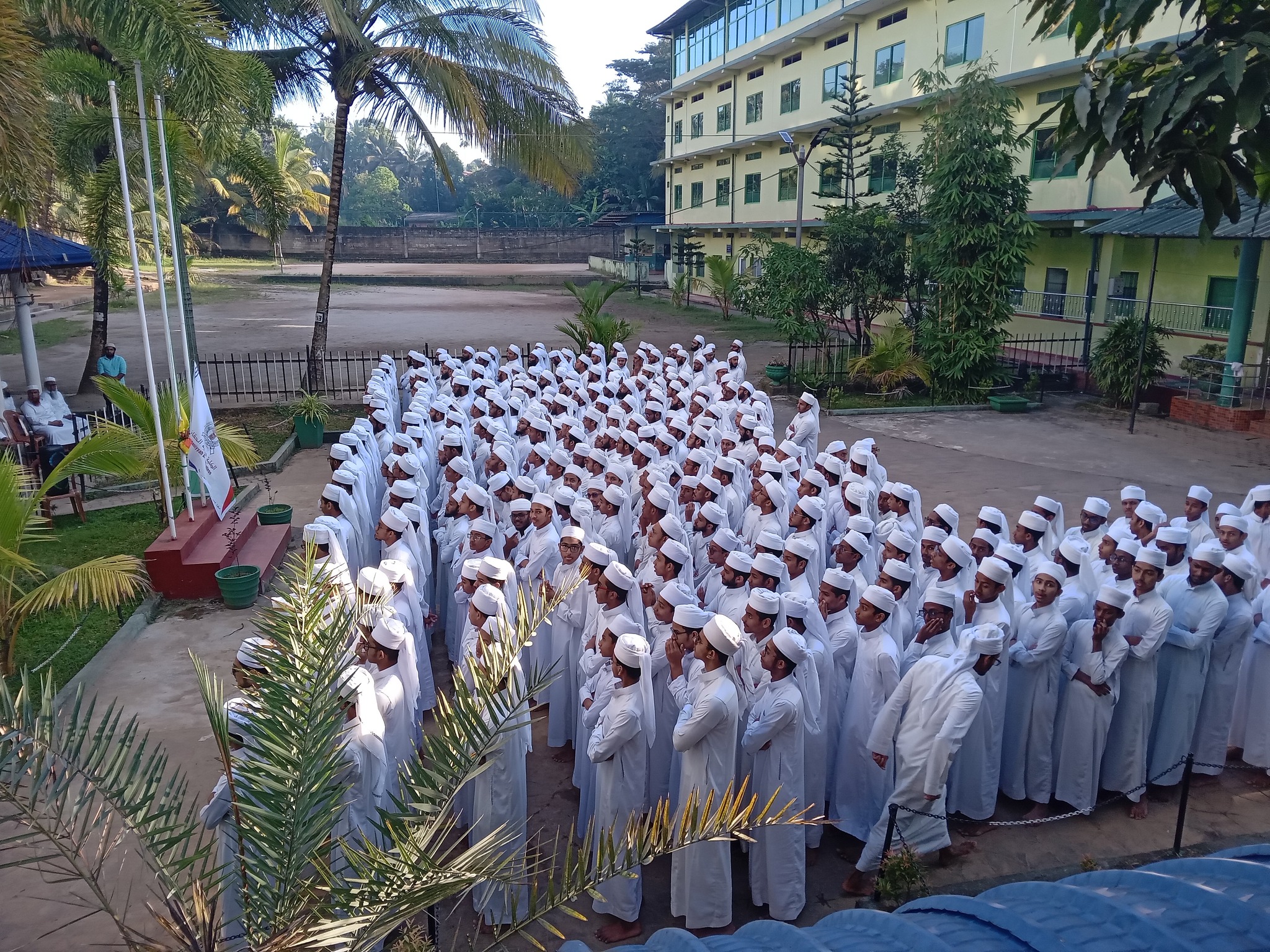 Students learning Islamic scriptures